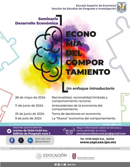 Seminario de Desarrollo Económico -  Economía del Comportamiento