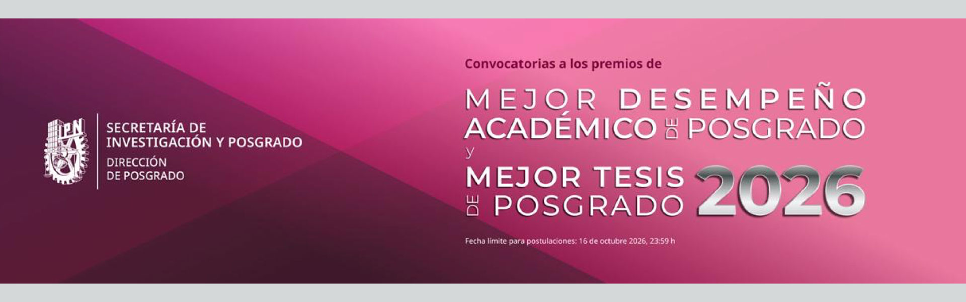 Mejor Desempeño Académico de Posgrado y Mejor Tesis