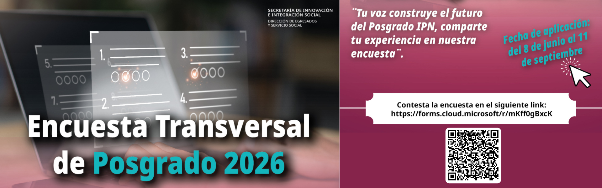 Encuesta Transversal de Posgrado 2026